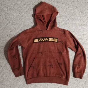 🔥❤️3/$20 Truth Substance Common Sense Savage boy's hoodie size 12